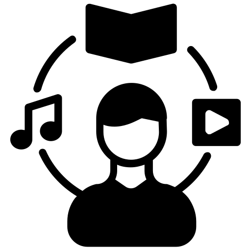 Icon depicting various hobbies